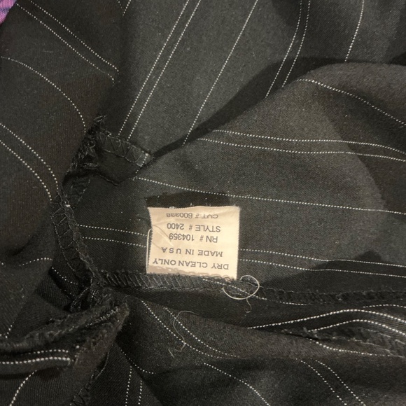 Vesti Black pinstriped pants size 6 - Picture 3 of 8